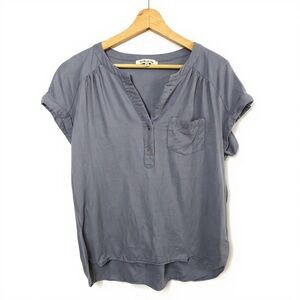 Rose + Olive Chambray Top Large